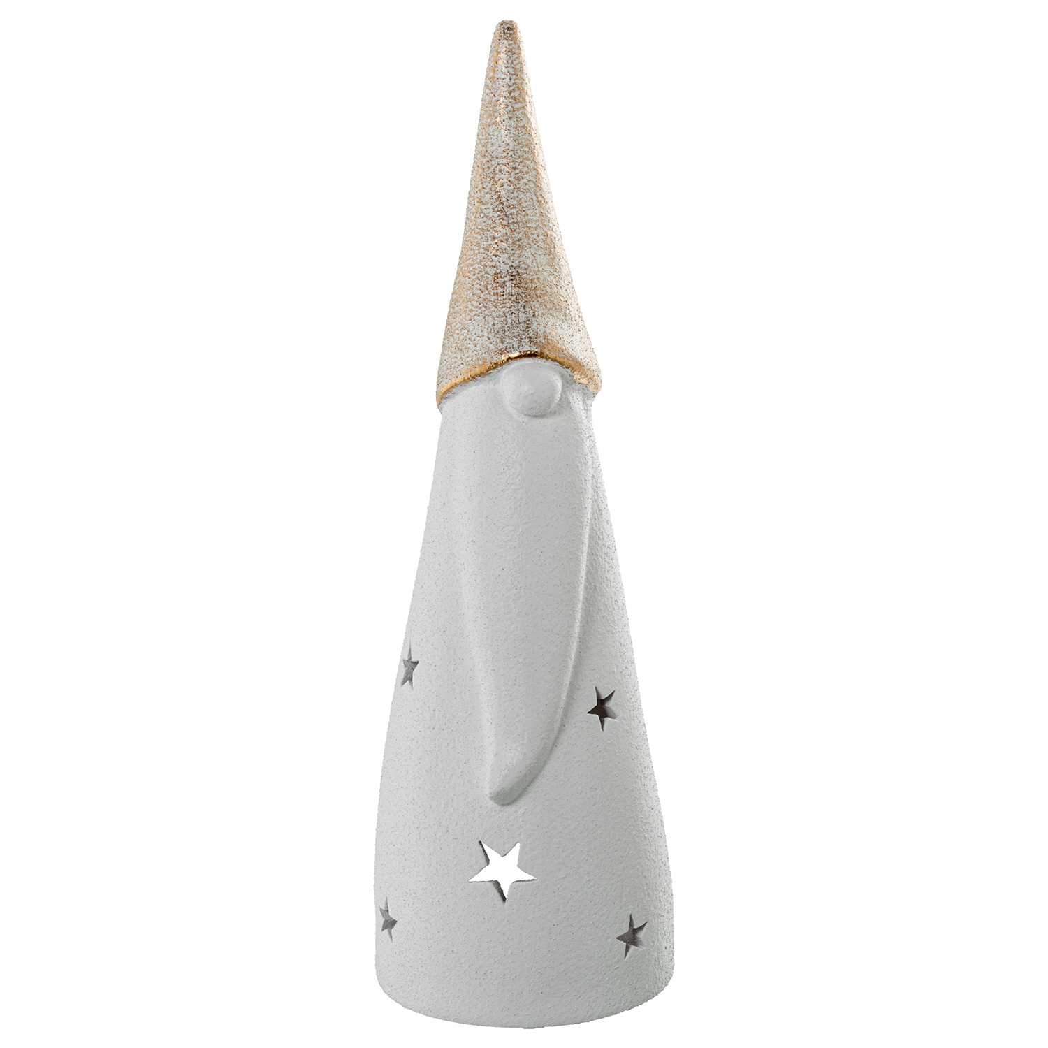 FIGURA PORTAVELAS CERAMICA DUEORO