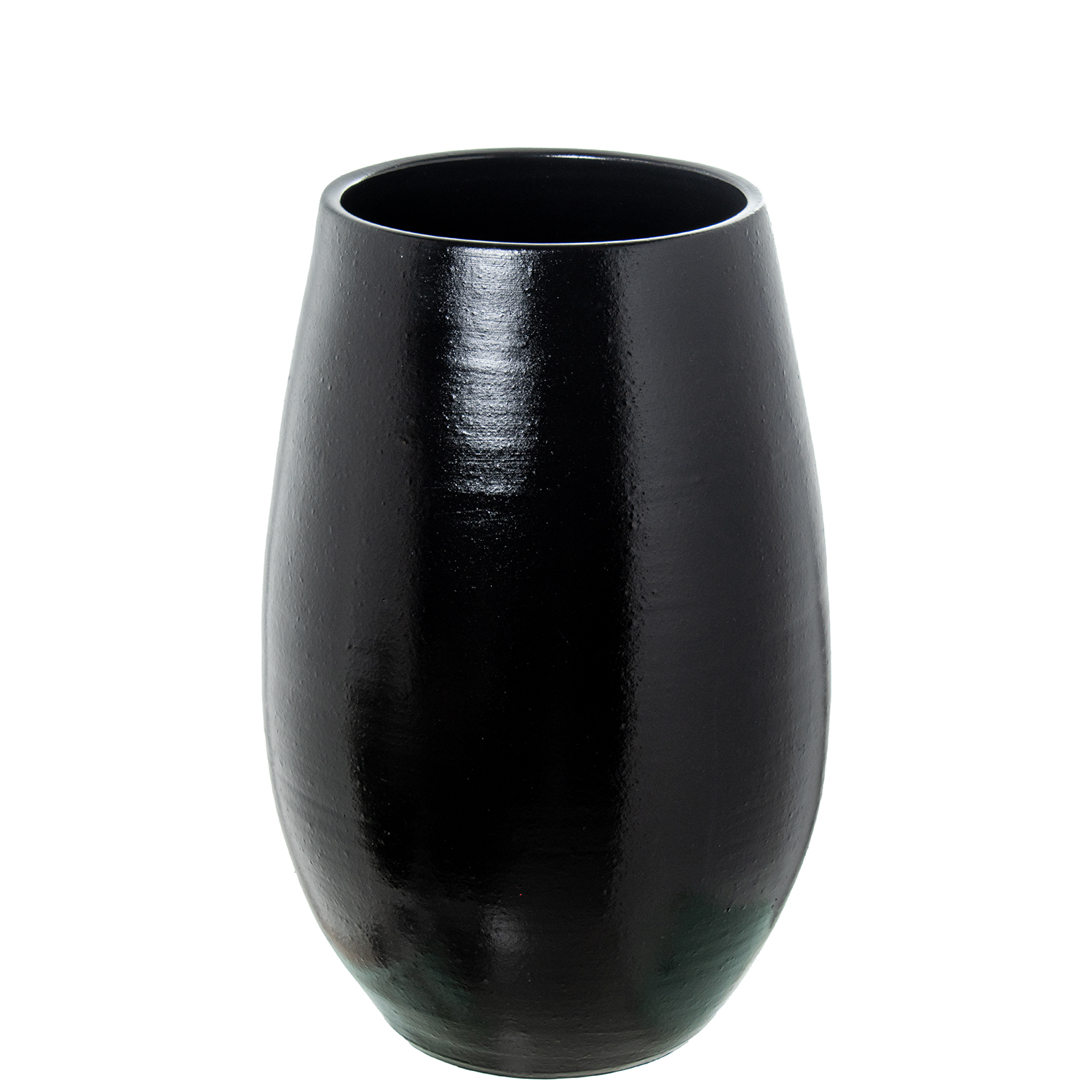 JARRON CERAMICA 60CM NEGRO BRITE