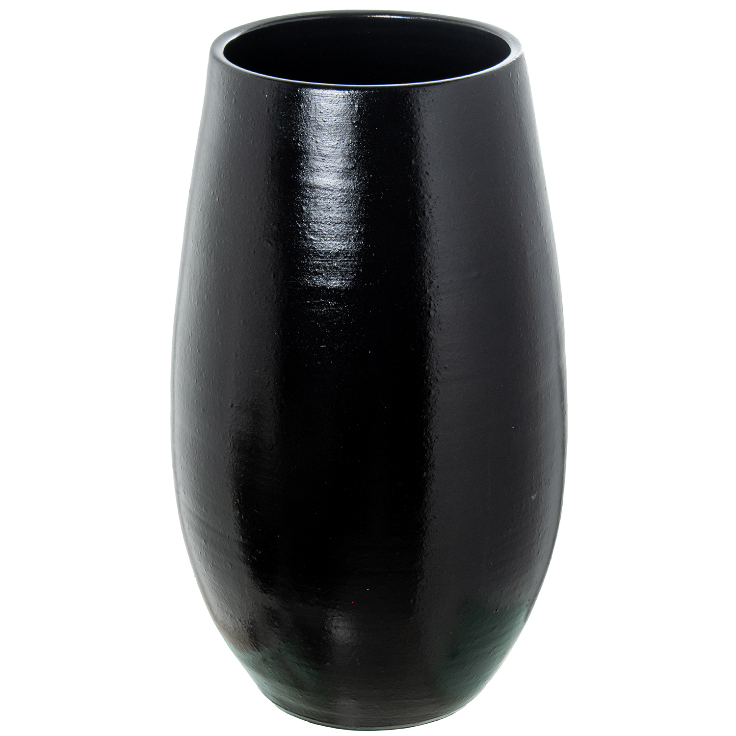 JARRON CERAMICA 70CM NEGRO BRITE