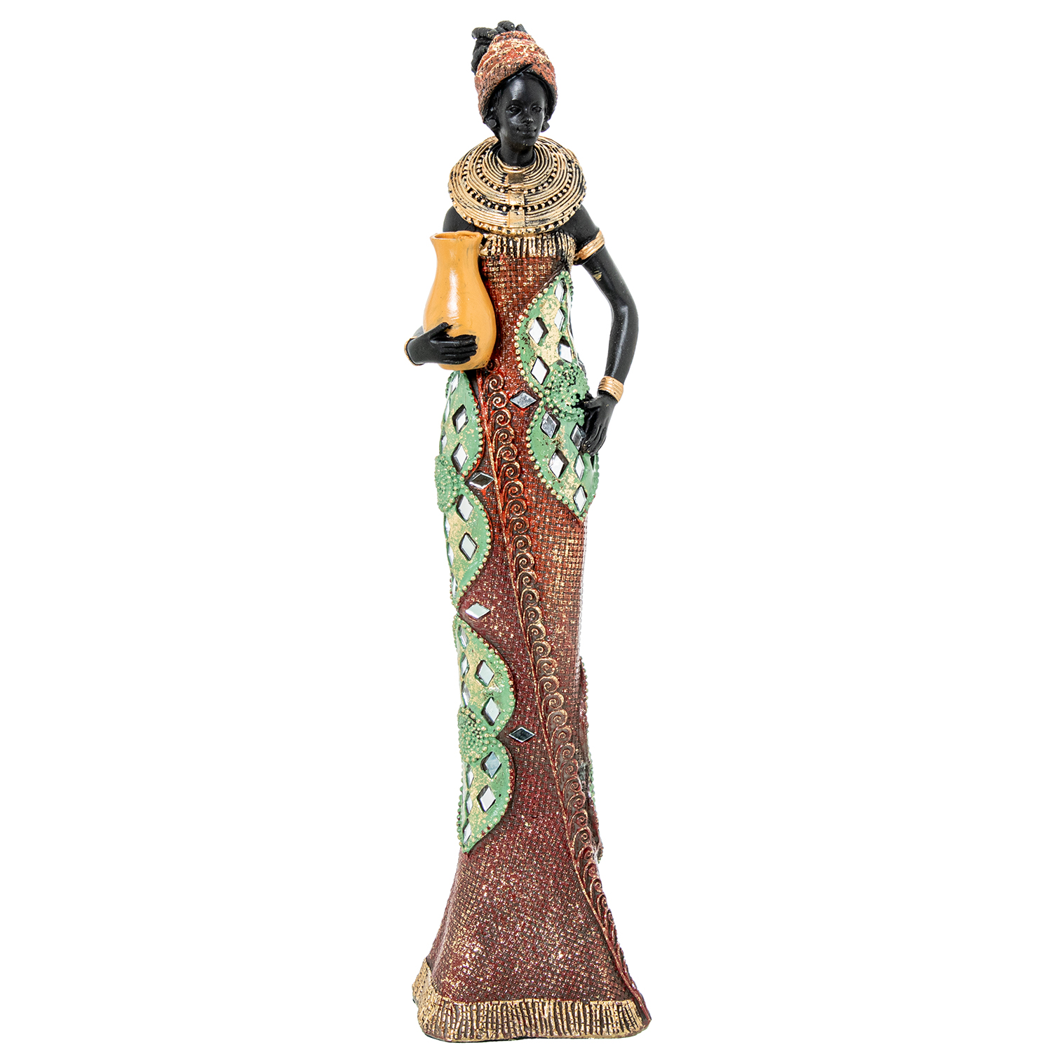 FIGURA RESINA AFRICANA
