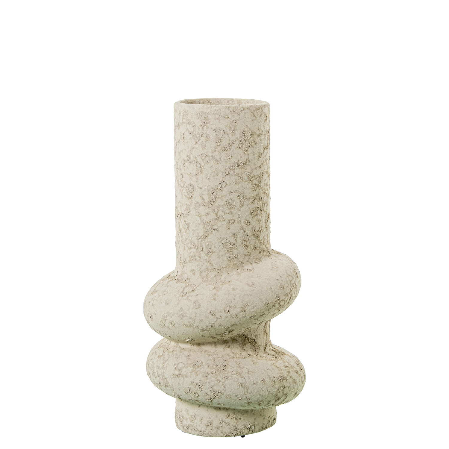 JARRÓN CERÁMICA 31CM BEIGE ARELO