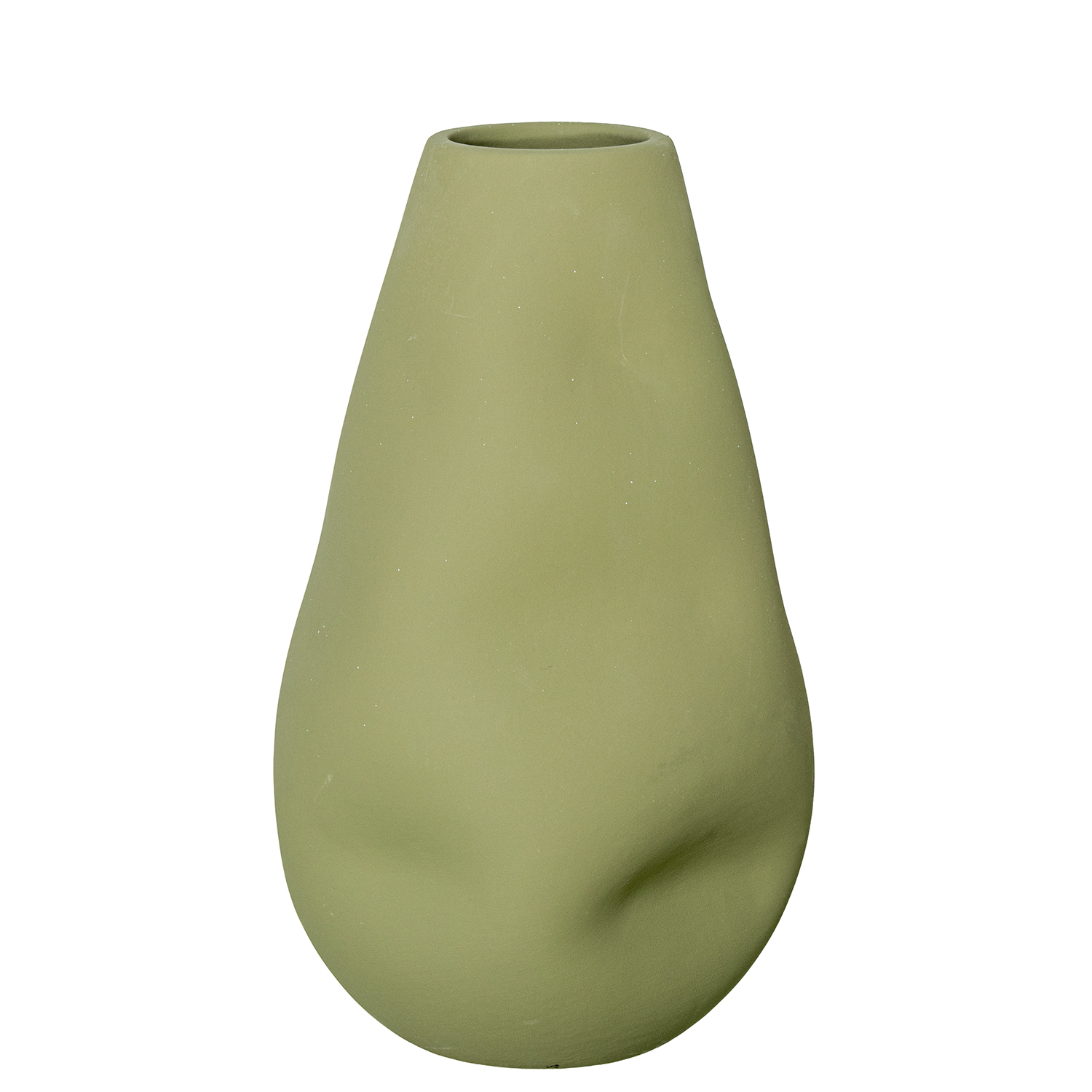 JARRON CERAMICA IMPERMEABLE 32CM VERDE