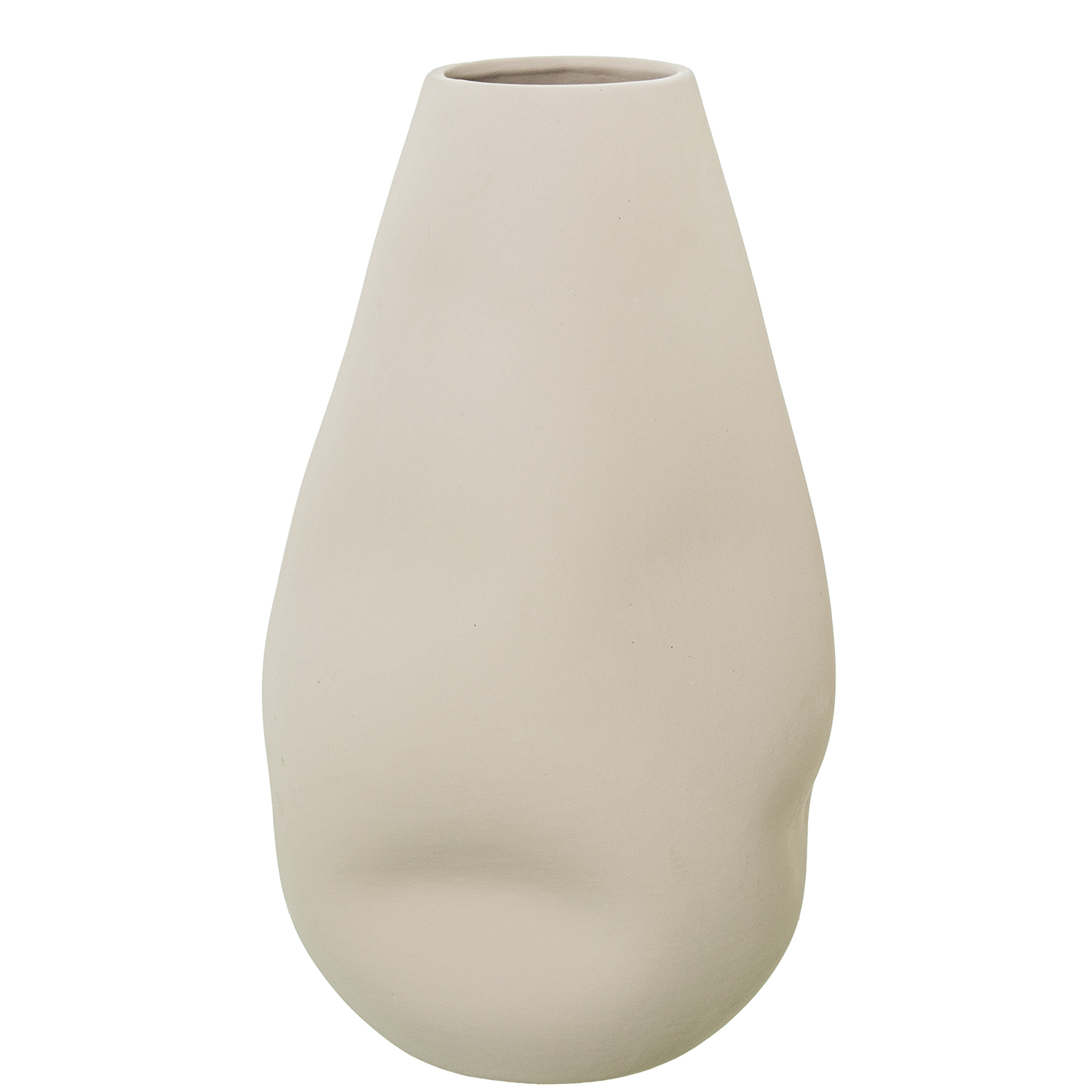 JARRON CERAMICA IMPERMEABLE 32CM BEIGE