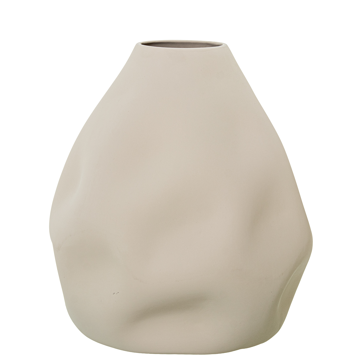 JARRON CERAMICA IMPERMEABLE 34CM BEIGE