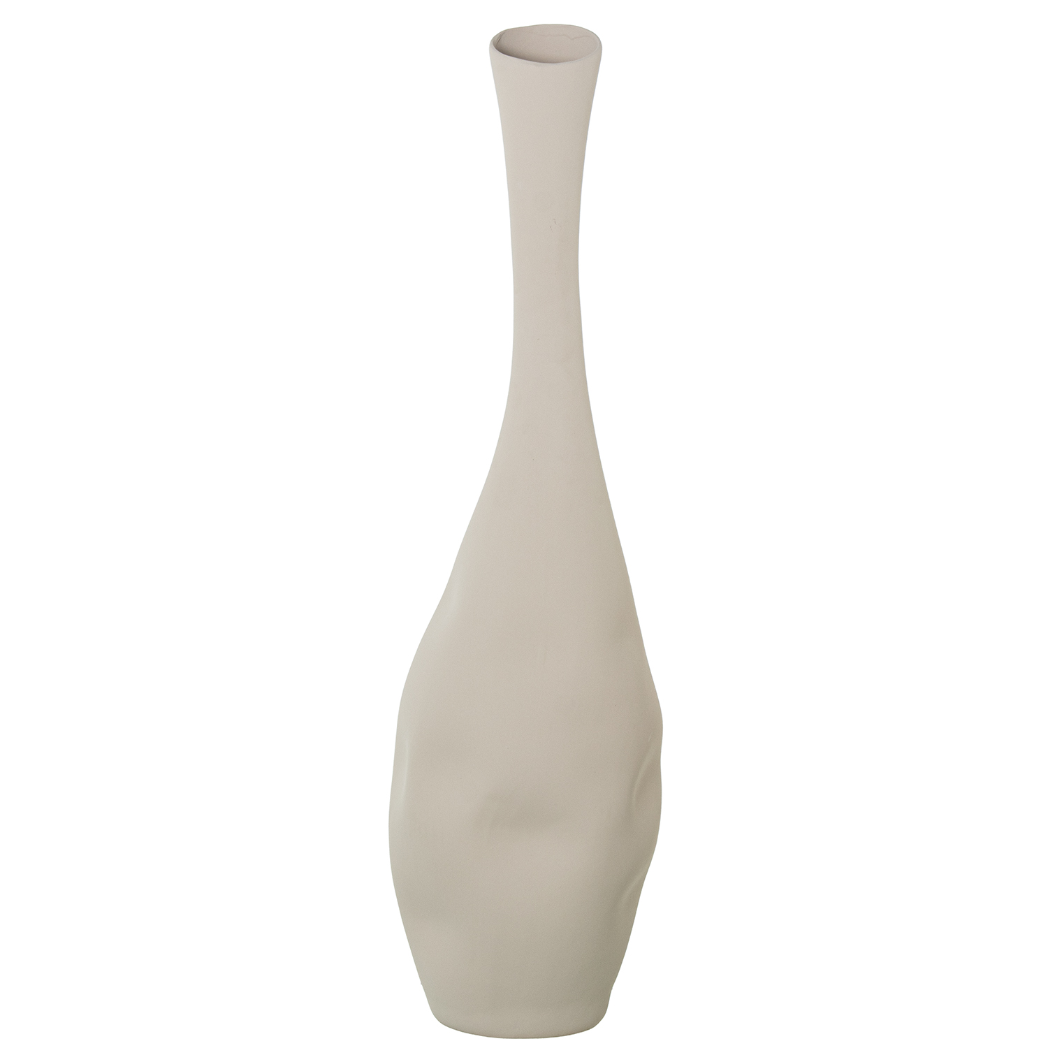 JARRON CERAMICA 80CM BEIGE