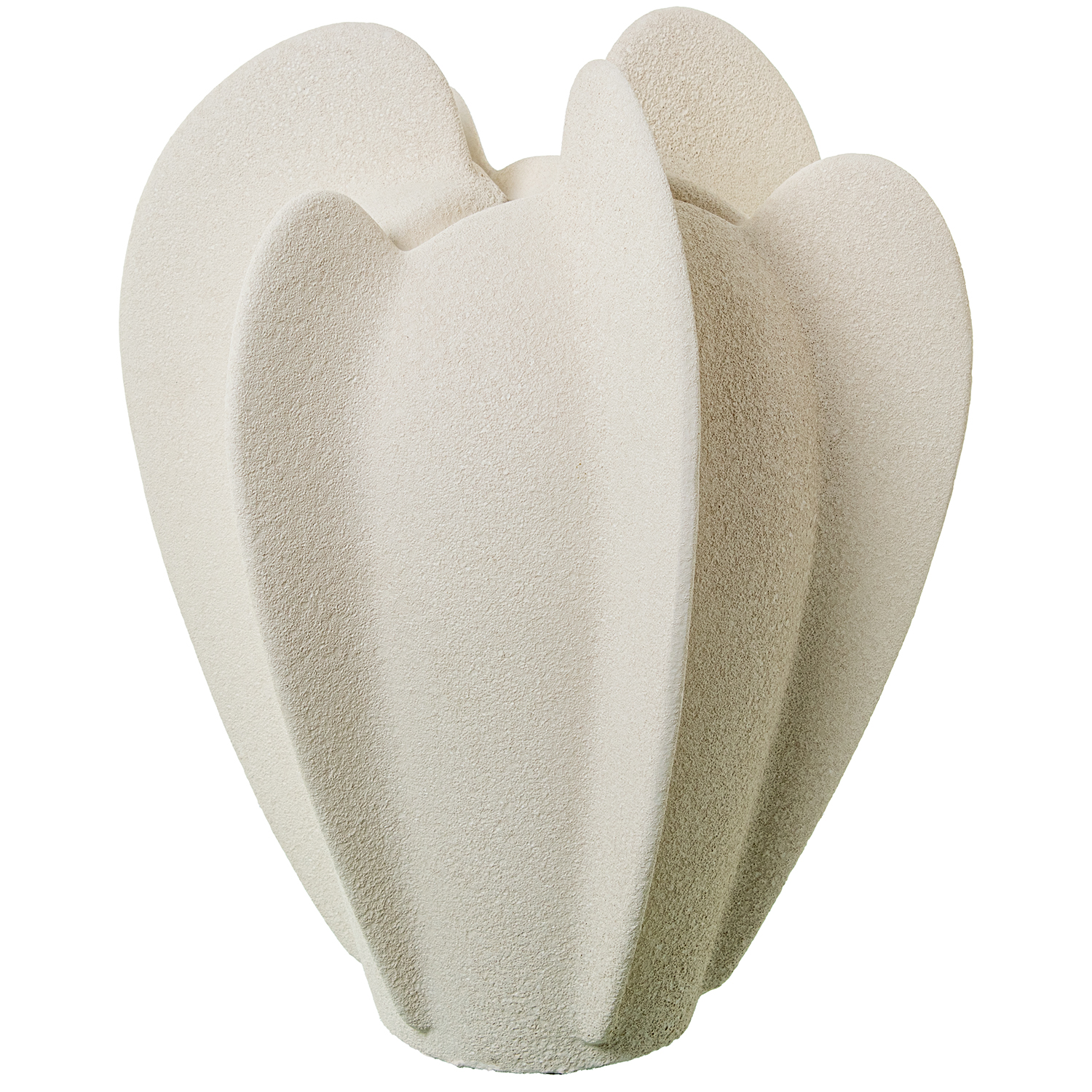 JARRON CERAMICA 40CM BEIGE AREA