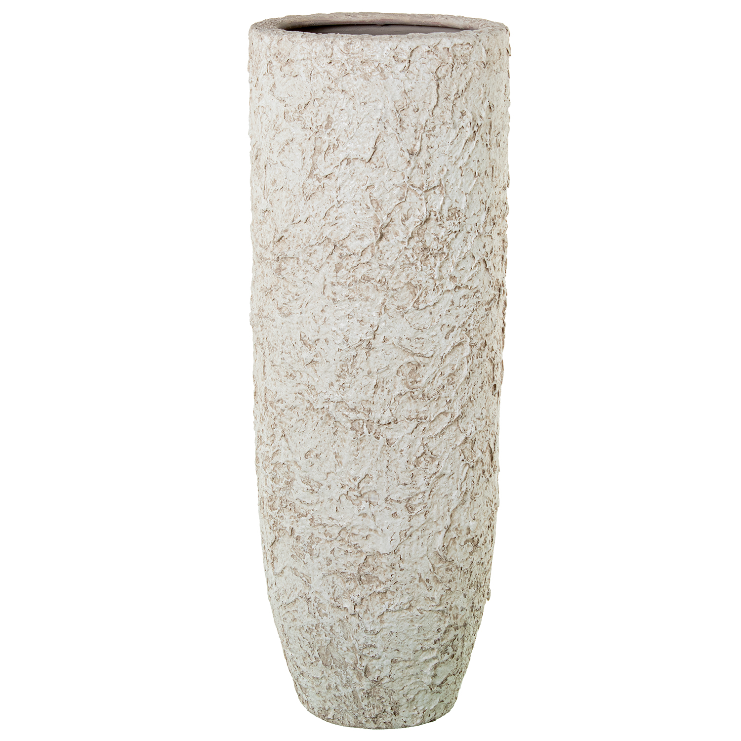 JARRÓN CERÁMICA 80CM BLANCO RÚNA