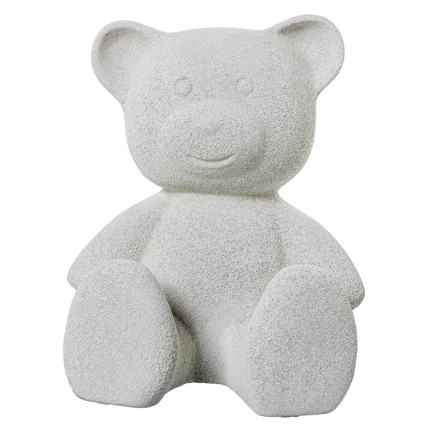 FIGURA OSO CERÁMICA GRIS ARENA ARENA