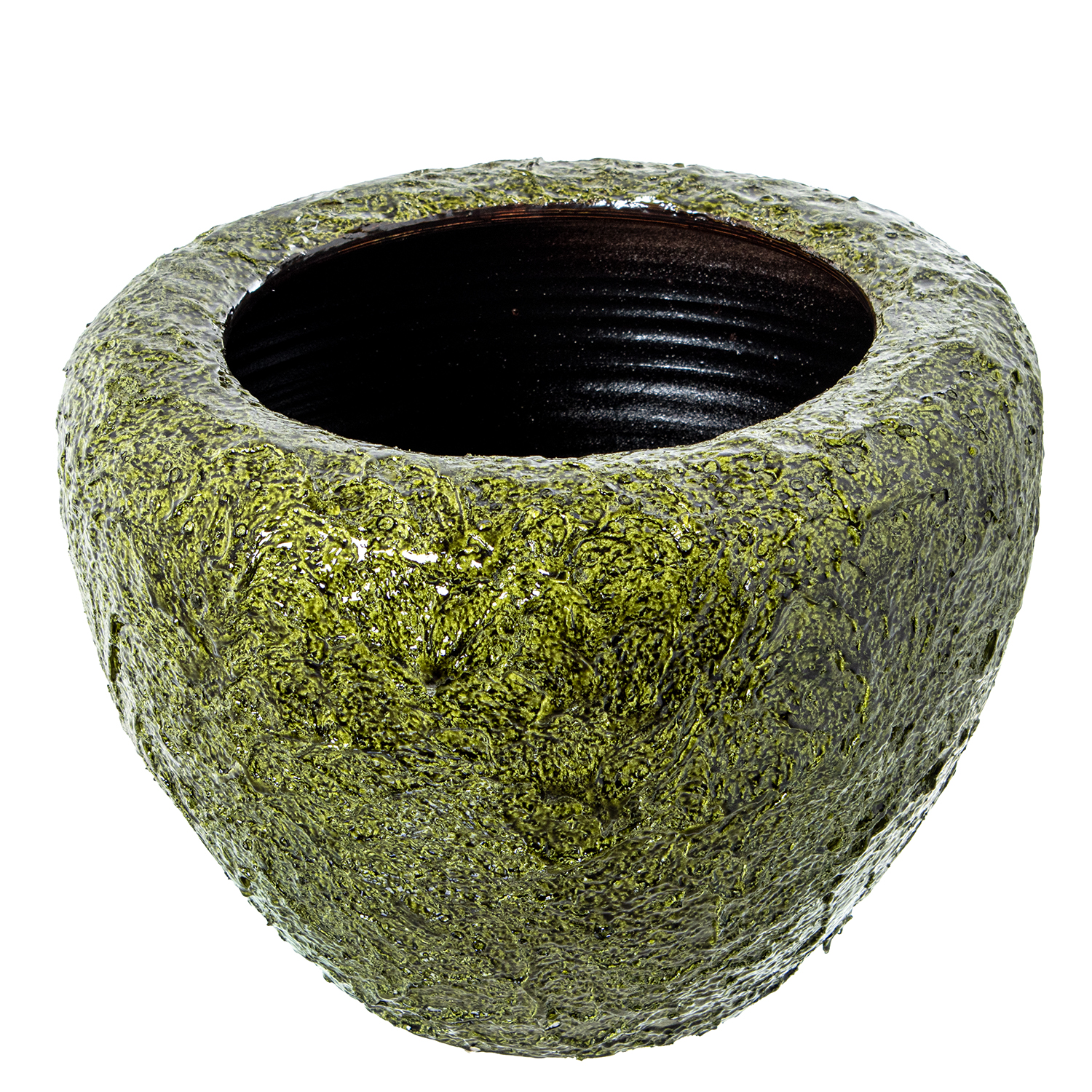 MACETERO CERÁMICA ø36CM VERDEBRILLO