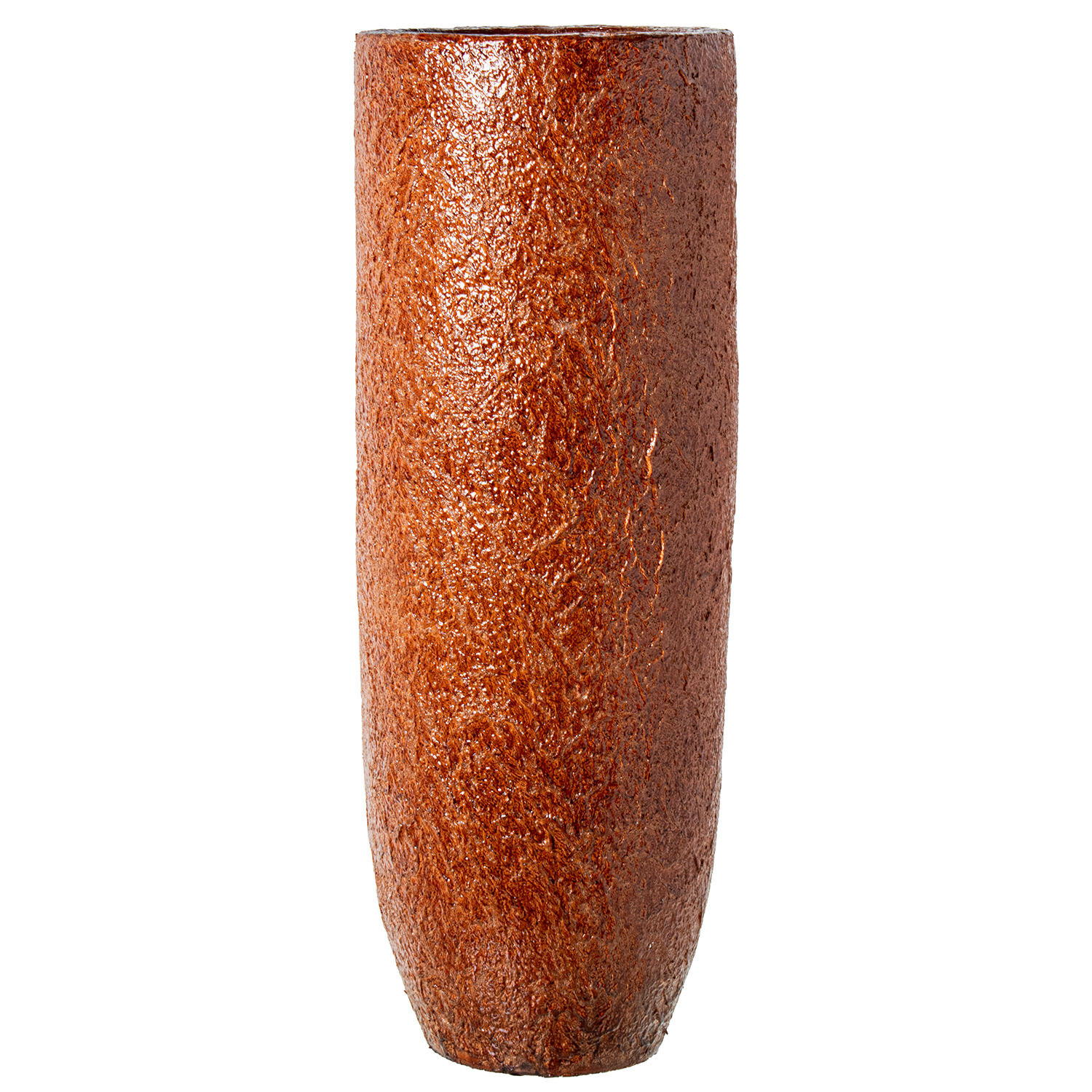 JARRÓN CERÁMICA 80CM MARRÓN RUOSO