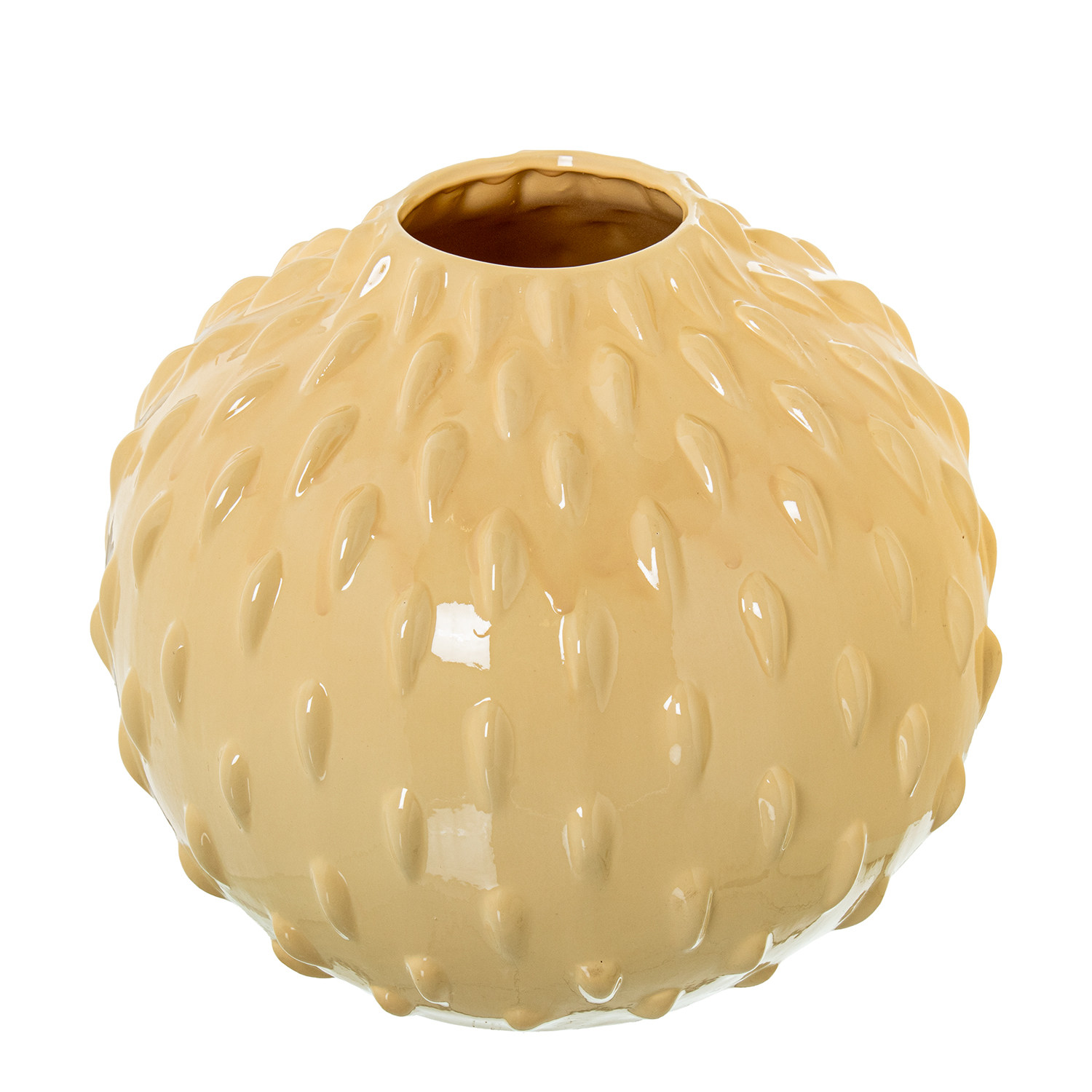 JARRON CERAMICA BOLA 37X31CM CRILLO