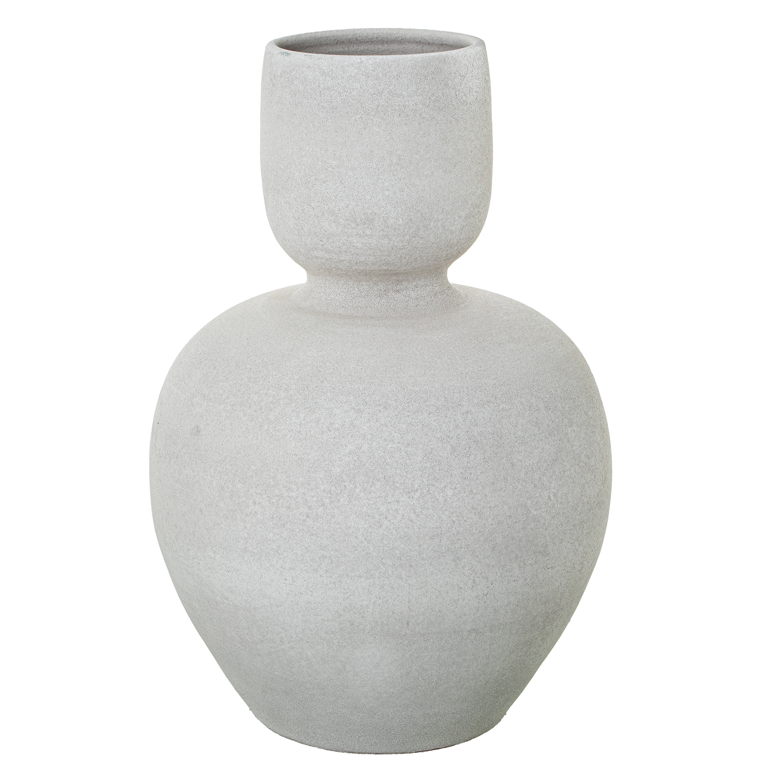 JARRON CERAMICA 60CM GRIS ARENLLO