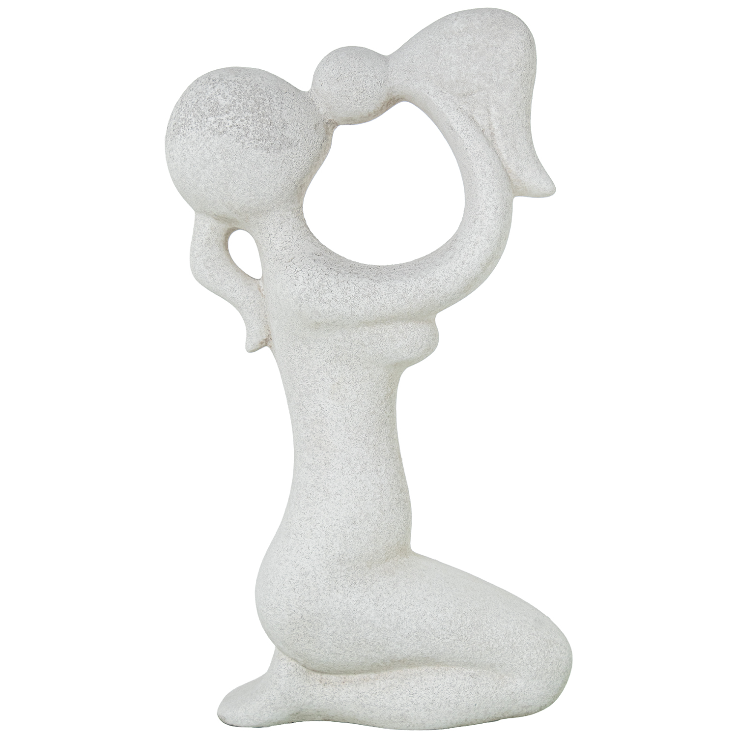 FIGURA CERÁMICA 40CM MUJER C/BARENA