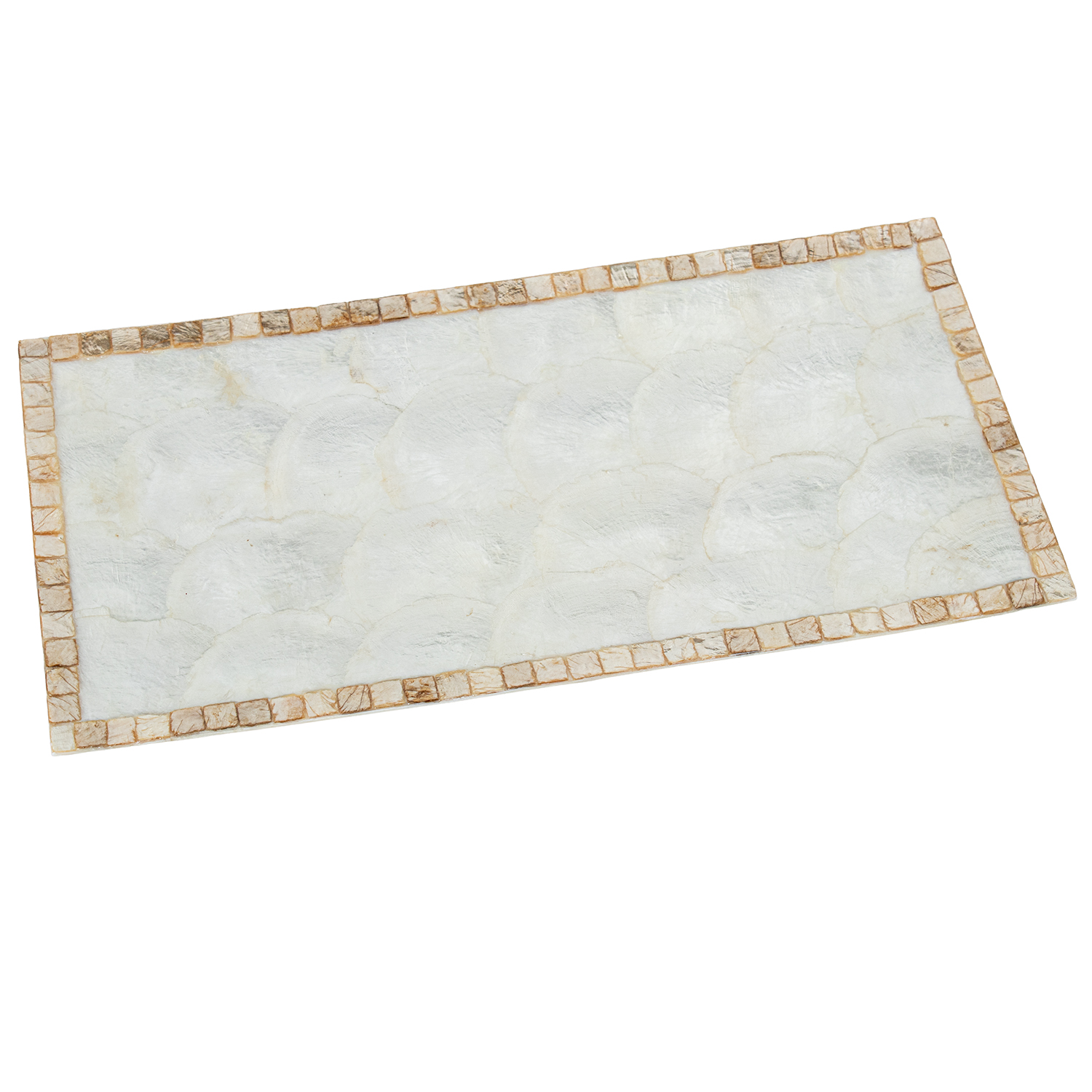 CENTRO NACAR 40X20CM NATURAL ML MARCO TOSTADO