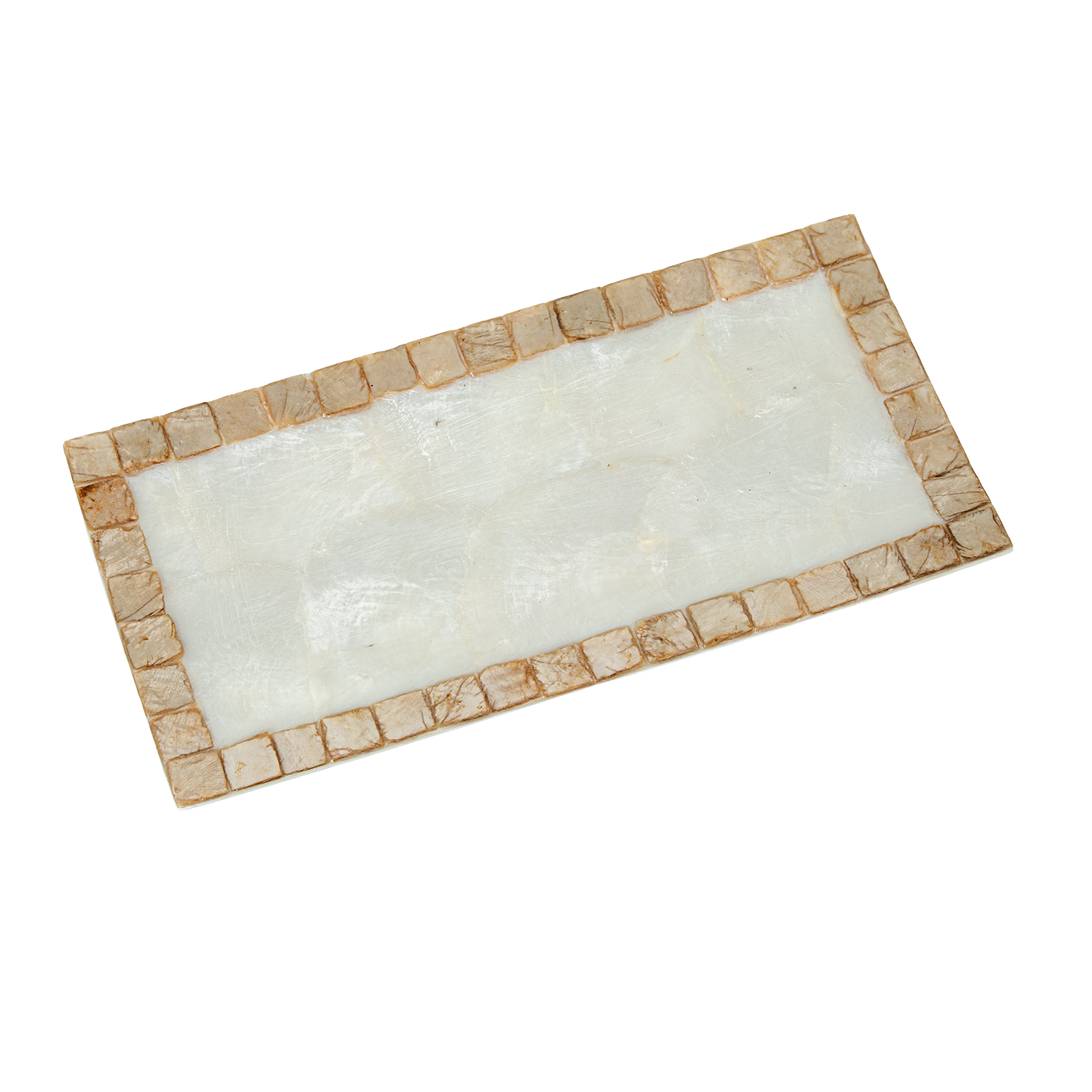 CENTRO NACAR 20X10CM NATURAL MARCO TOSTADO