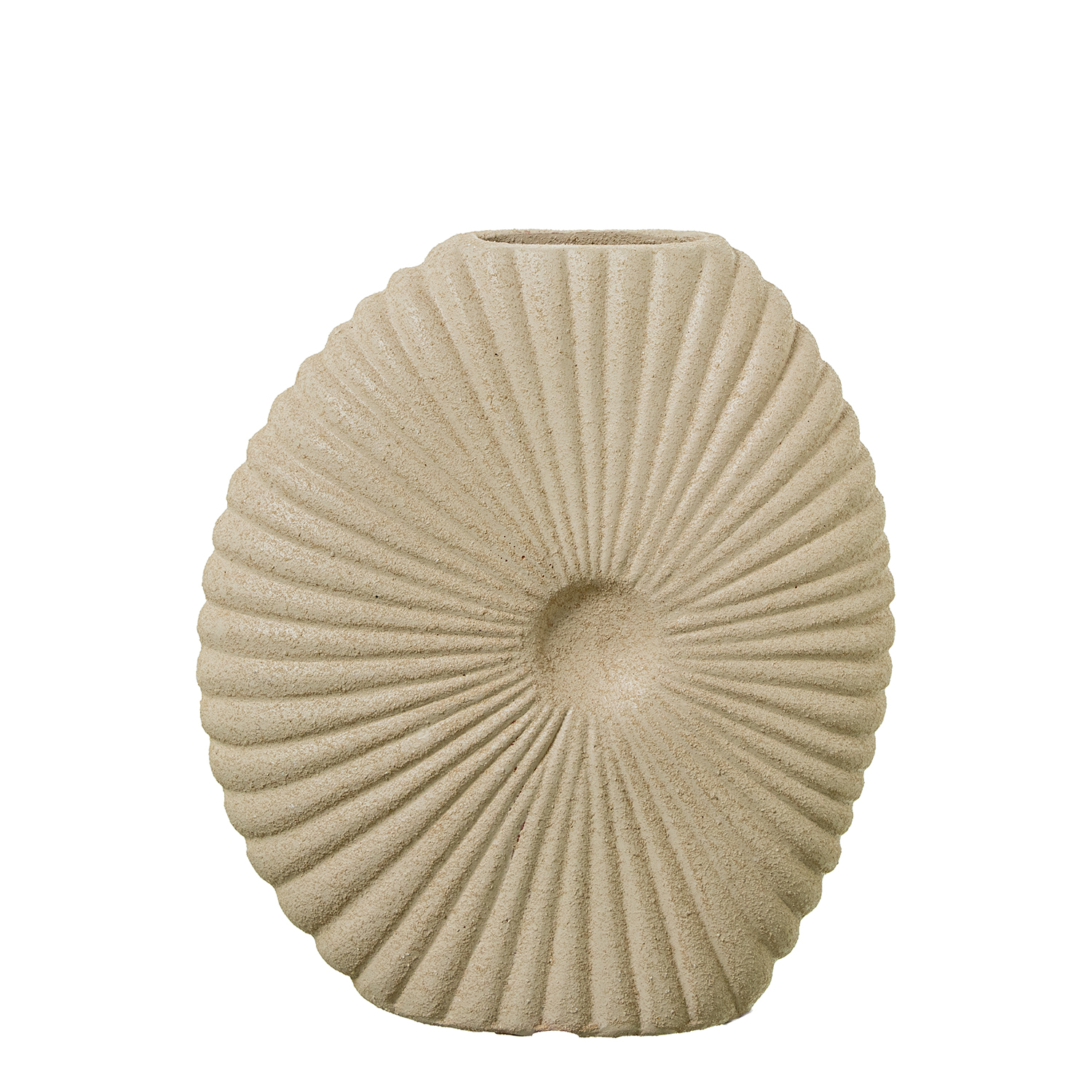 JARRÓN CERÁMICA 18,5CM CRUDO