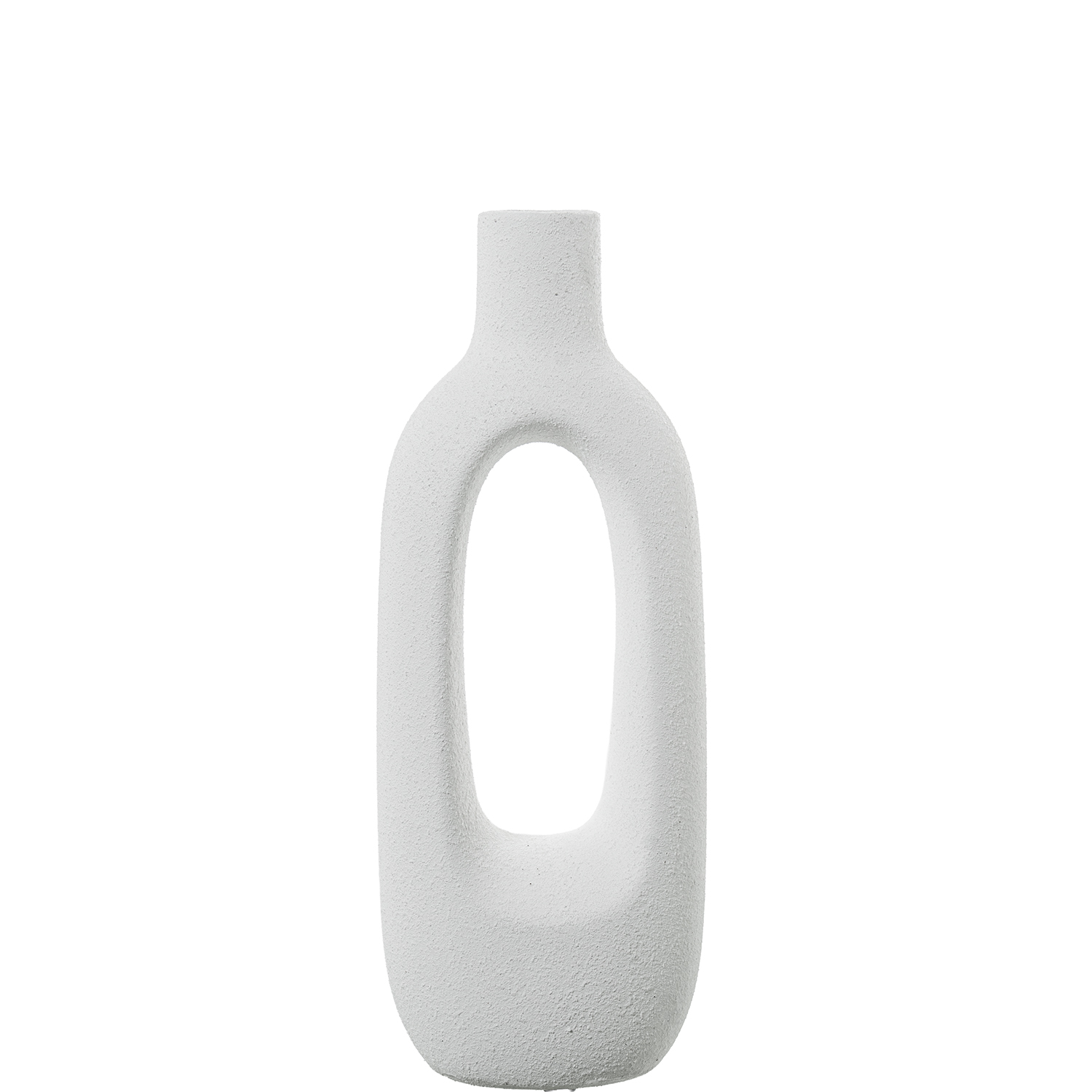 JARRÓN CERÁMICA 27CM BLANCO