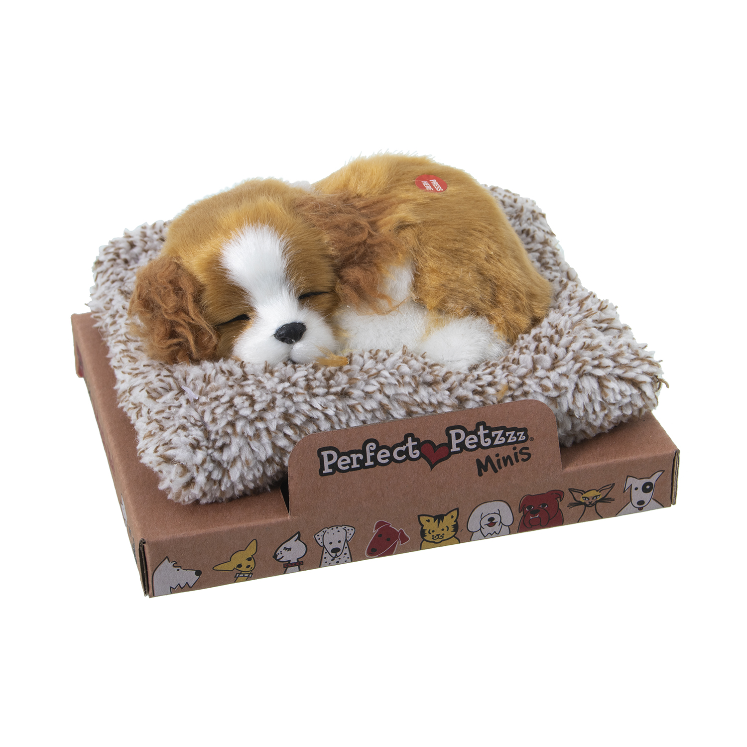 PELUCHE C/SONIDO PERRO MINI CANGE TABBY