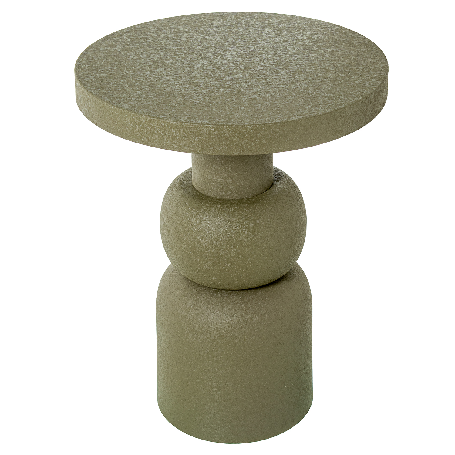 MESA METAL ACABADO MATE VERDE