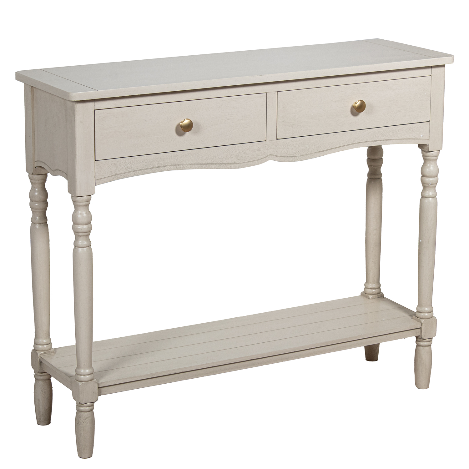 MESA ENTRADA MADERA 2 CAJONESBEIGE