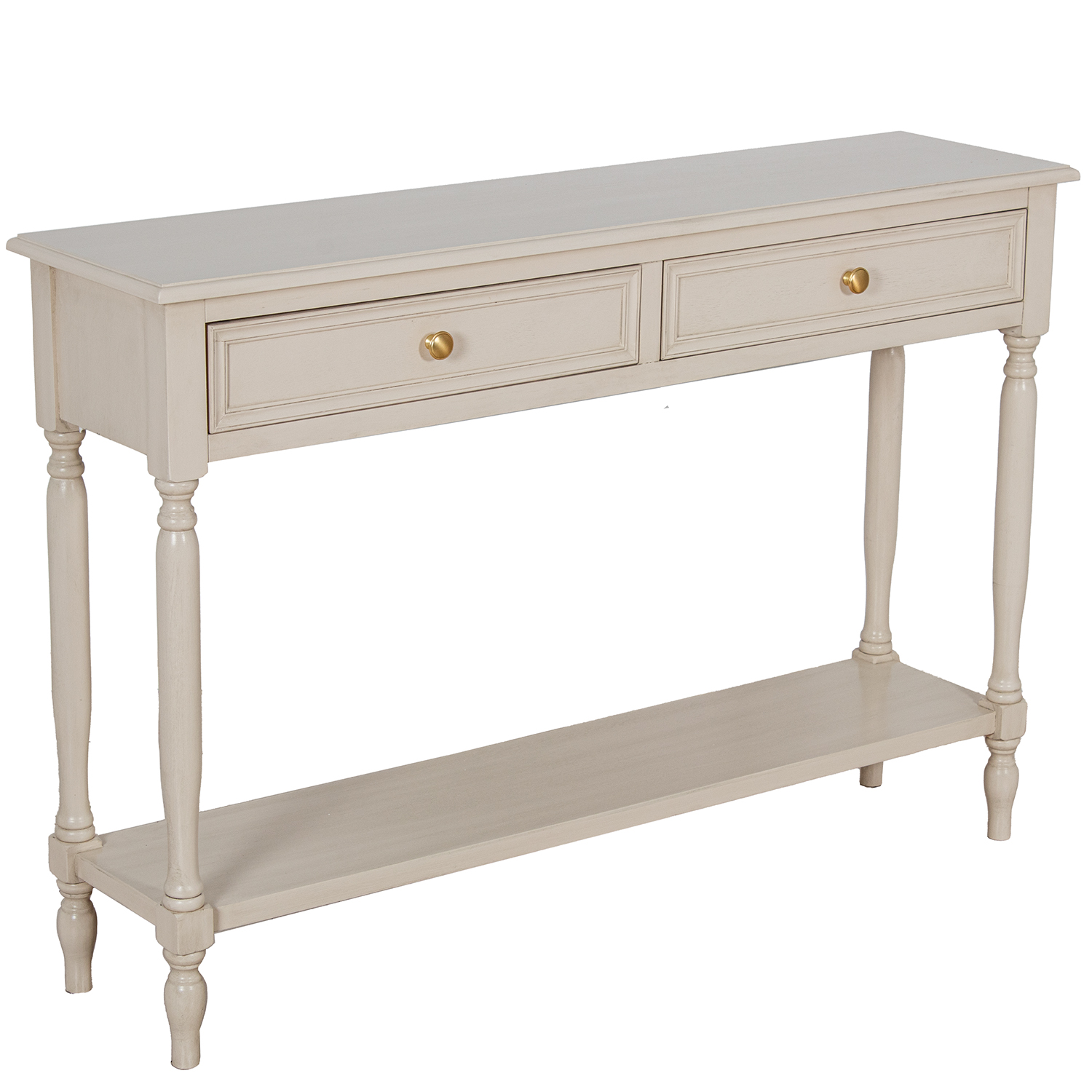 MESA ENTRADA MADERA 2 CAJONESBEIGE