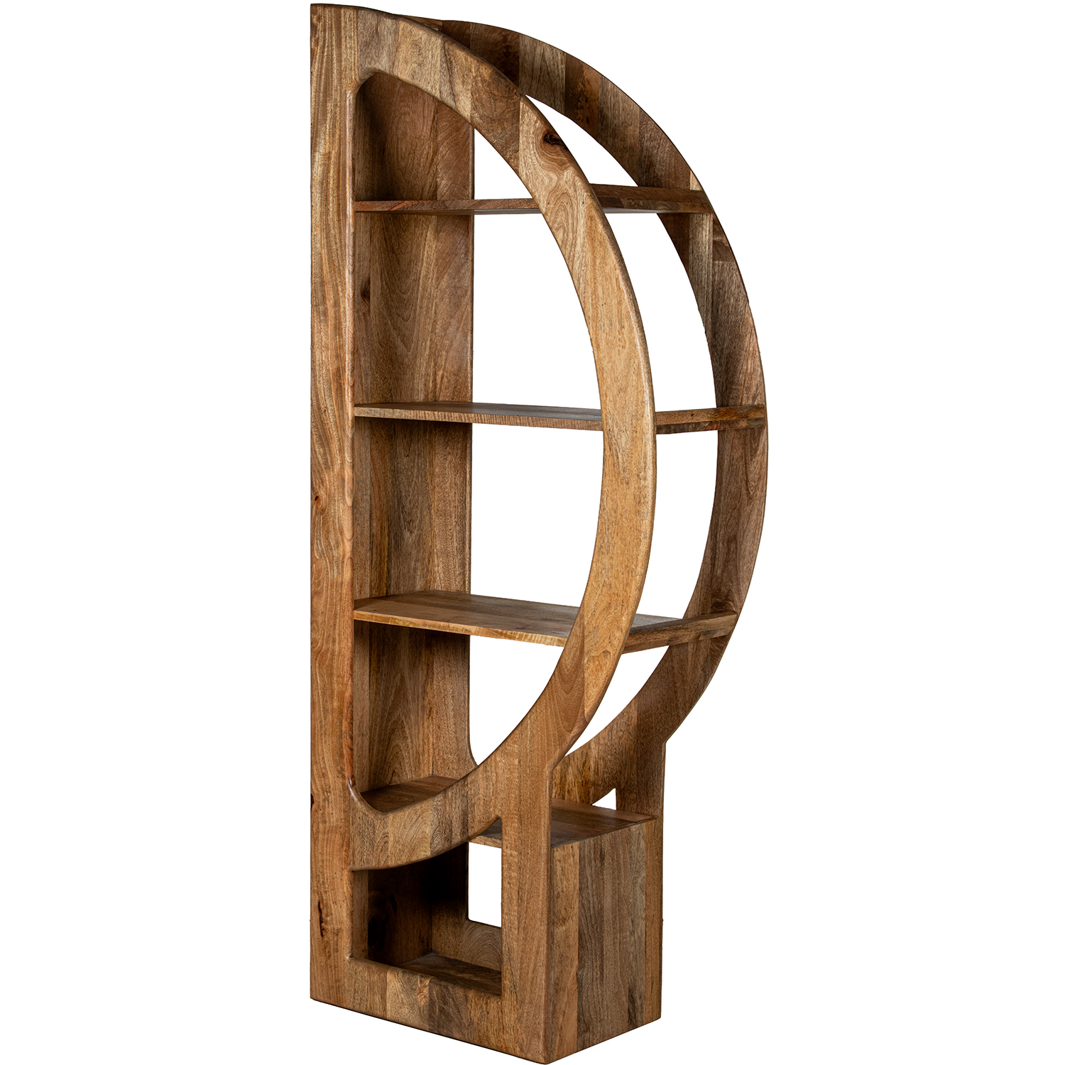 ESTANTERÍA MADERA MANGO 3 NIVEANGULAR +92336