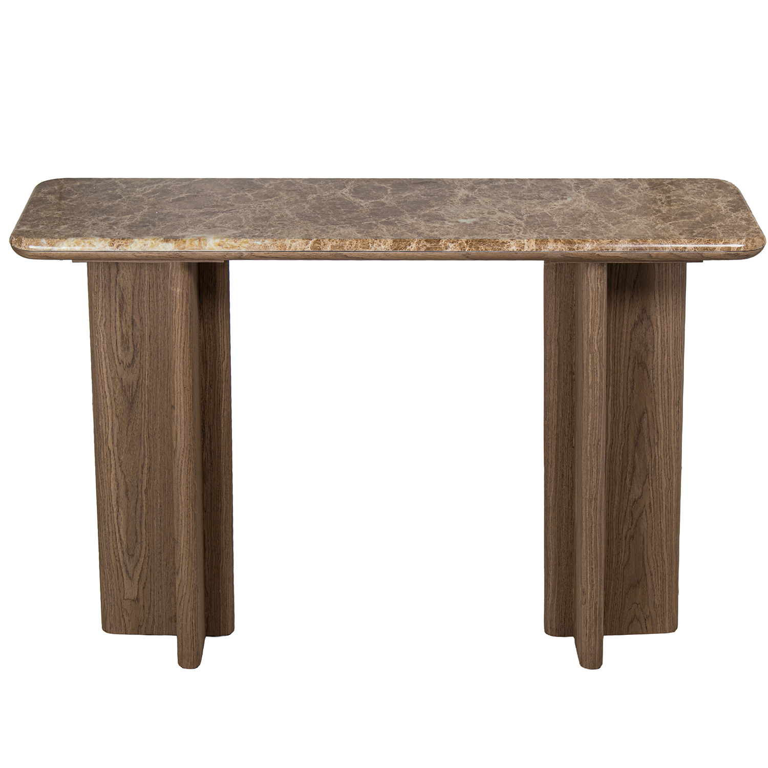MESA ENTRADA MÁRMOL C/PATAS MAMADERA DM NATURAL +91238