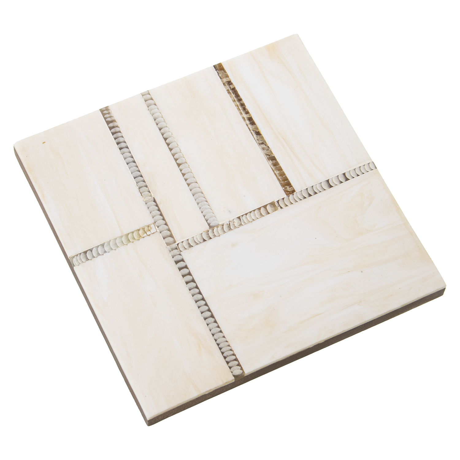 SET 4 POSAVASOS RESINA/HUESO/MO/MADERA