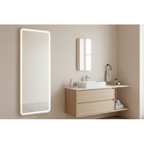 ESPEJO PARED CON ILUMINACION LED SCARLETT 65 X 165 CM