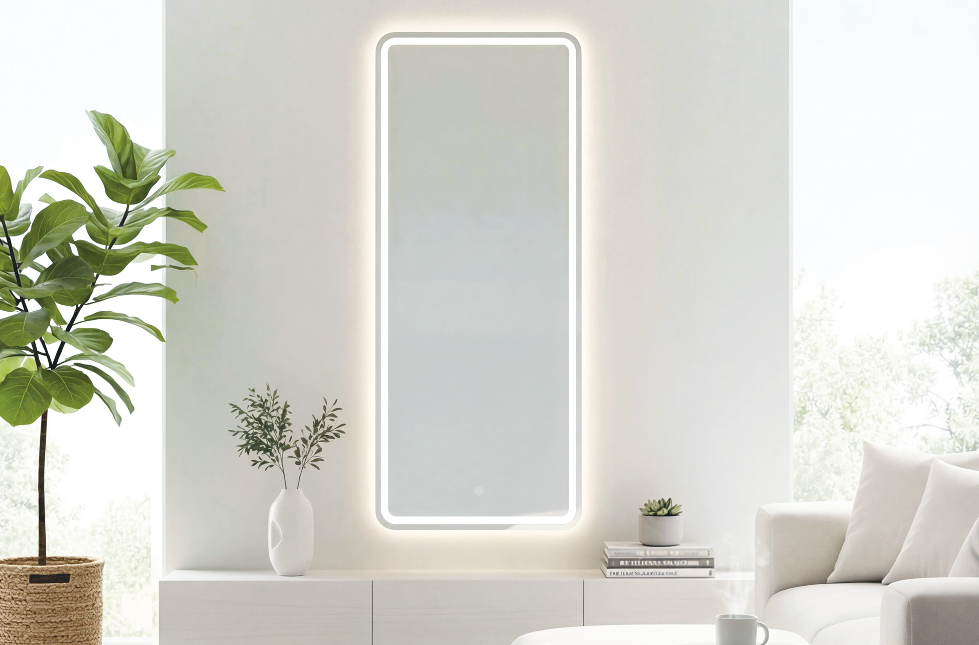 ESPEJO PARED CON ILUMINACION LED SCARLETT 65 X 165 CM - Imagen 5