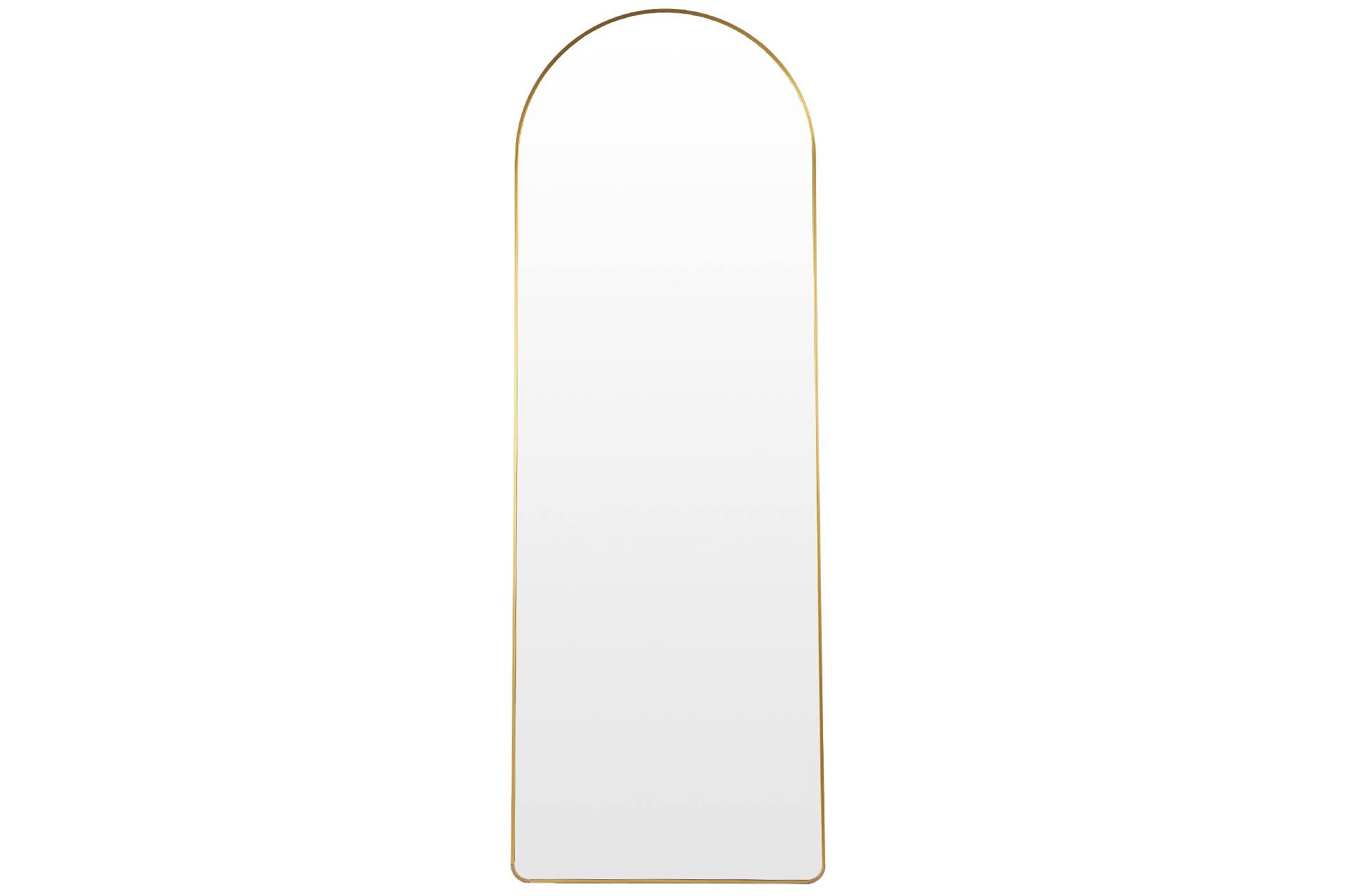 ESPEJO PIE / COLGAR DORADO CON ARCO SUPERIOR GOLDEN 60 X 162 CM - Imagen 3