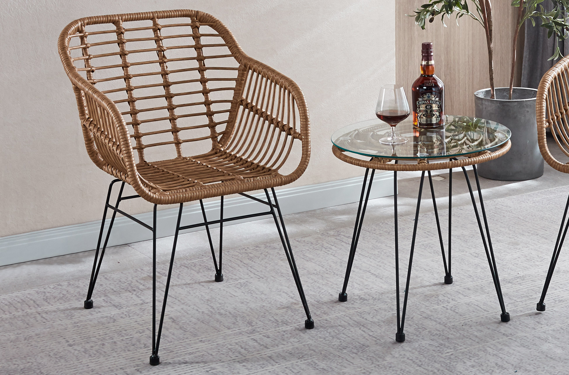 SILLON EXTERIOR / INTERIOR BOMBAY RATTAN PE.