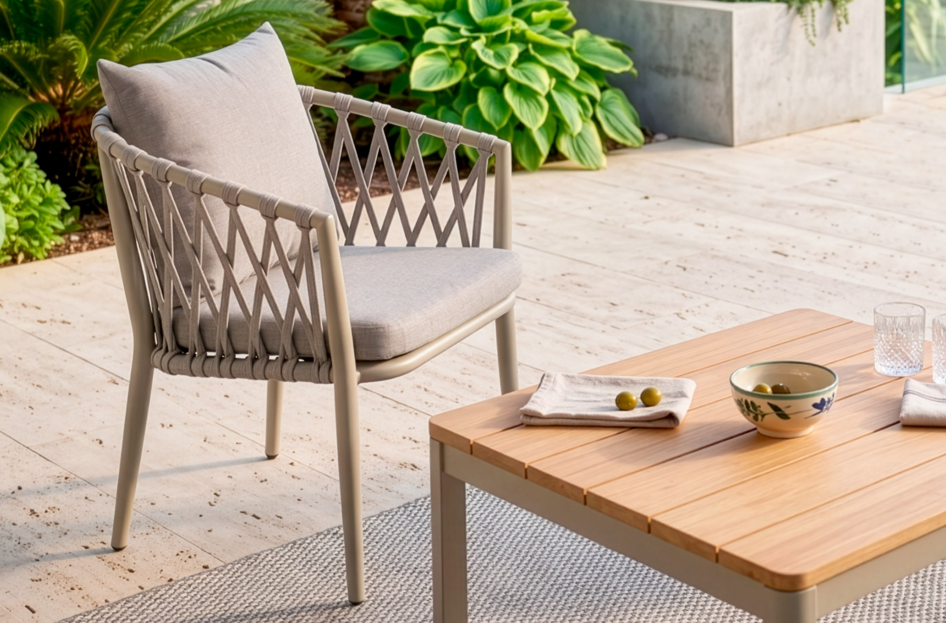 SILLON EXTERIOR / INTERIOR RODAS ALUMINIO GRIS