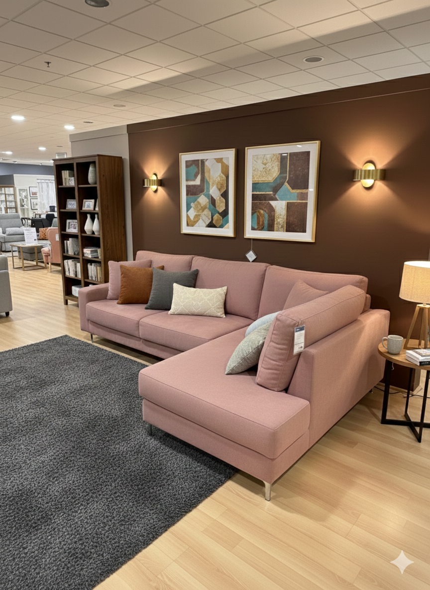 Chaiselongue nórdico Rosa Palo