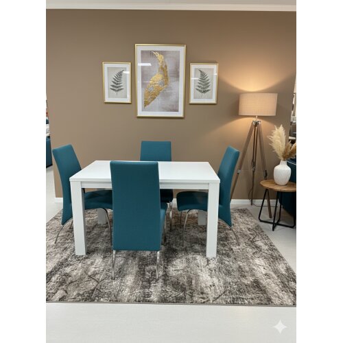 mesa-y-4-sillas-lacado-blanco-outlet-cartagena