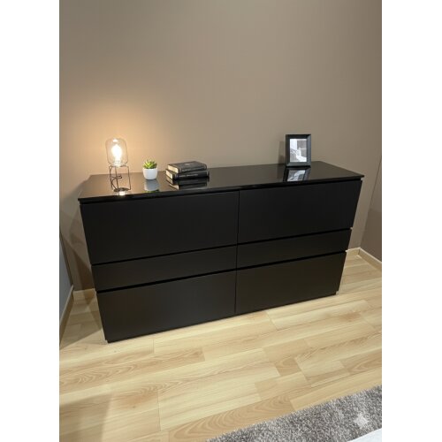 Aparador lacado negro/brillo outlet