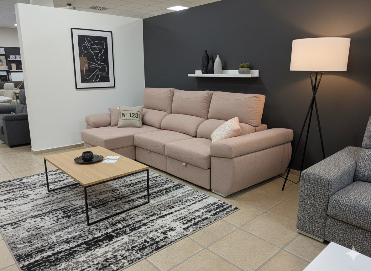 Sofá chaiselongue Venus