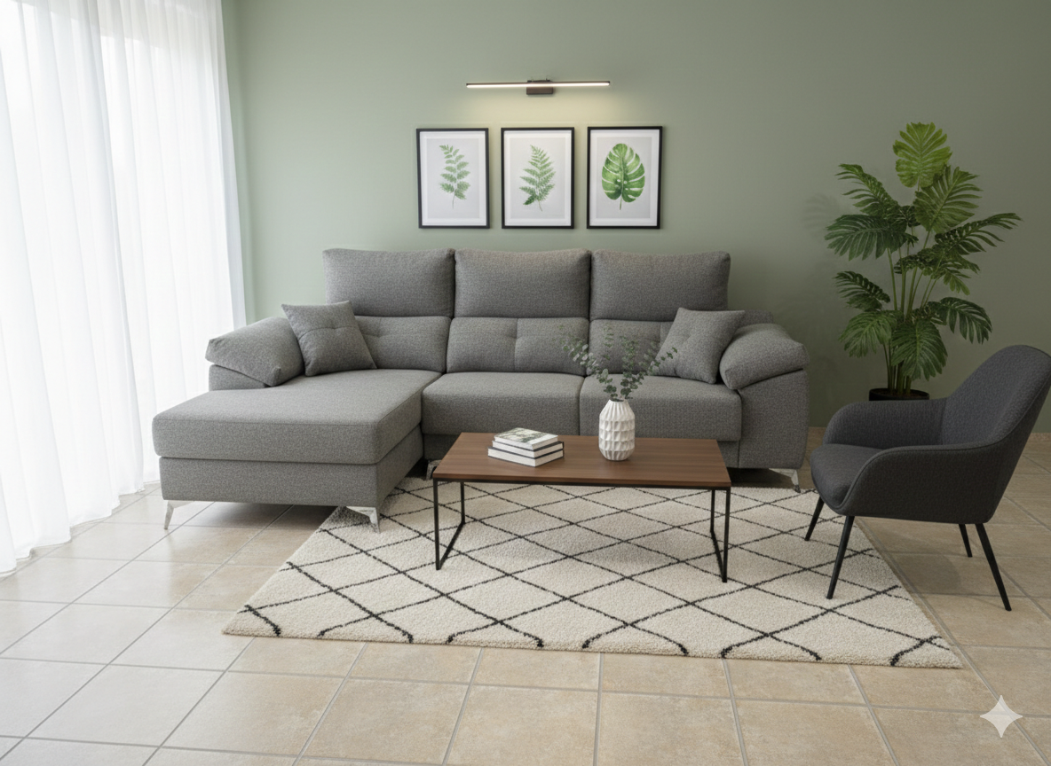Sofá chaiselongue Audaz