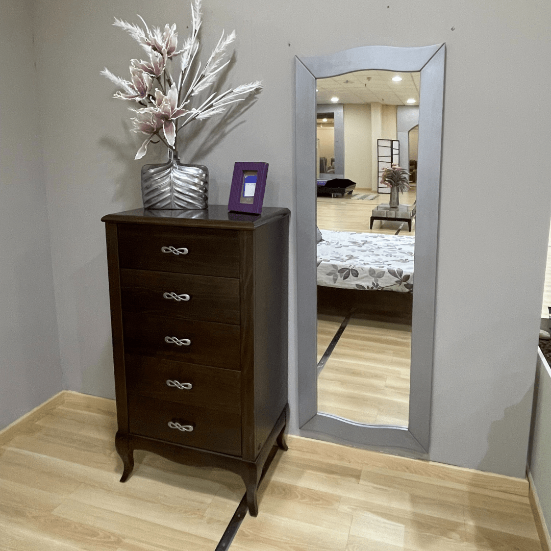 Dormitorio de matrimonio completo nogal oscuro outlet - Imagen 2