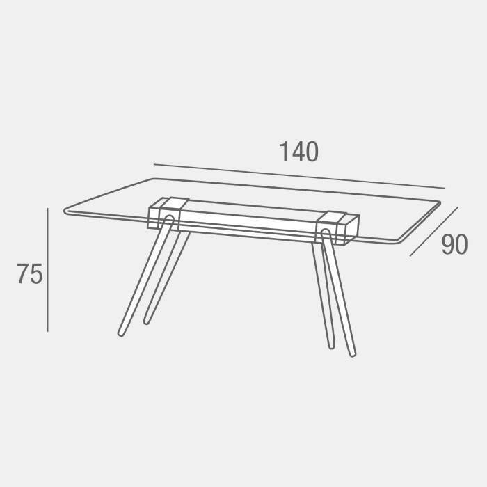 MESA COMEDOR MOD. OMARA - Imagen 4