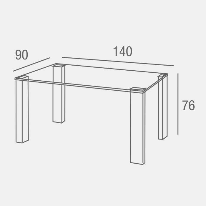 MESA COMEDOR MOD. CORINA - Imagen 3