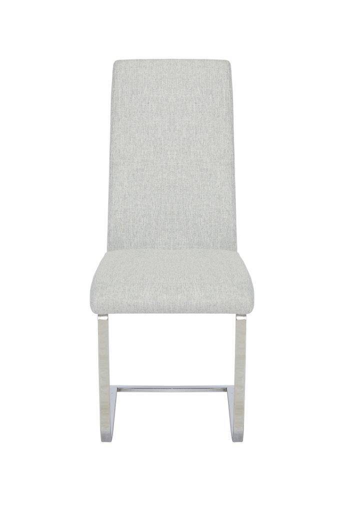 SILLA MOD. KAMIL TELA C/ GRIS CLARO SE SIRVE EN CAJA DE 4 UDS - Imagen 2
