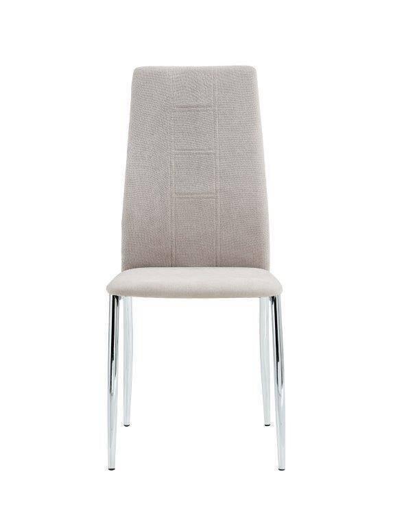 SILLA MOD. ROXANA TELA C/ BEIGE CLARO (NUEVA TELA) SE SIRVE EN CAJAS DE 6 UDS - Imagen 2