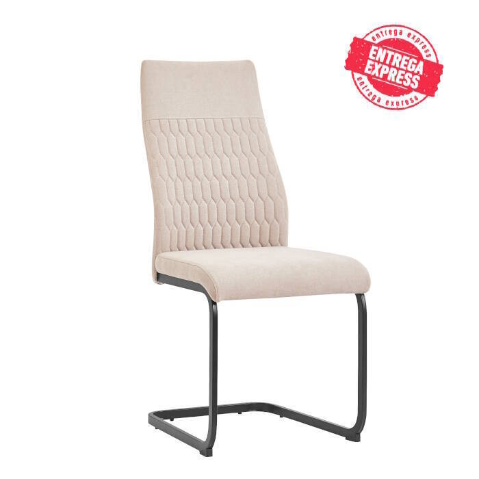 SILLA MOD. NAYARIT TELA C/BEIGE CAJA DE 4 UDS
