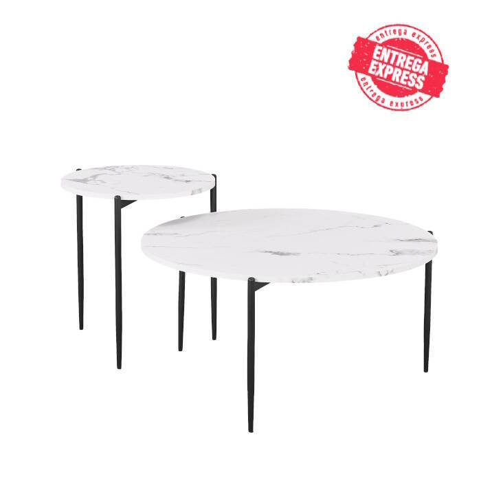MESA CENTRO MOD. EVEROL C/ MARMOL BLANCO