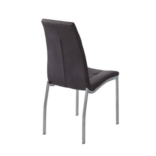 SILLA MOD. MALVA TELA GRIS CAJA 4 UDS - Imagen 3