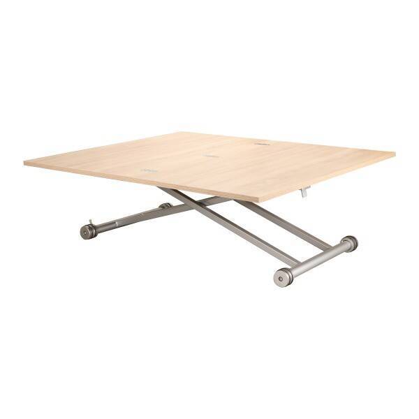 MESA CENTRO EXT. ELEVABLE MOD. CONTE C/ ROBLE - Imagen 4