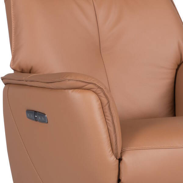 SILLON MOD. GATLIN PIEL C/ CAMEL GIRATORIO Y RELAX ELECTRICO - Imagen 5