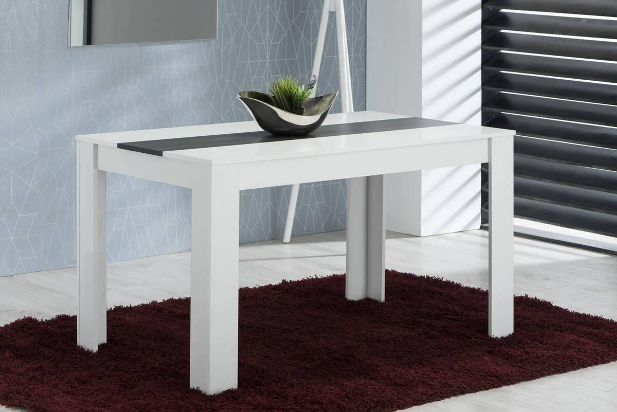 MESA COMEDOR MOD. DOMUS BLANCO/NEGRO - Imagen 2