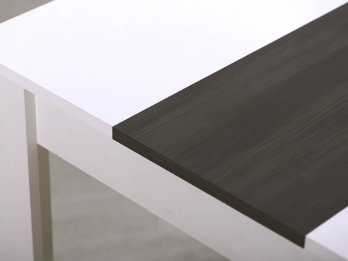 MESA COMEDOR MOD. DOMUS BLANCO/NEGRO - Imagen 4